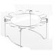 thumbnail image 4 of Rejilla para muslos de pollo, acero inoxidable, multiusos, Vertical, con bandeja de goteo, accesorios para parrilla, herramienta de cocina al aire, 4 of 7