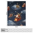 thumbnail image 4 of HENGT Plush Christmas Blanket Premium Pretty Xmas Throw Blankets Holiday Printed Themed Funny Gift Throws for Home, Bed, Couch, Bedroom,, 4 of 6
