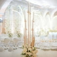 thumbnail image 5 of BalsaCircle 42" Gold Candelabra Candle Holder Glass Party Wedding Centerpieces Decorations, 5 of 8