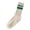 A-Green186, variant on Yuanlong Womens Vintage Stripe Athletic Crew Socks Cotton Knit Soft Breathable Casual Sport Running Socks