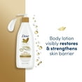 thumbnail image 4 of Dove Body Love Restoring Care Non Greasy Women's Body Lotion Cream Oil Dry Skin, 13.5 oz, 4 of 15