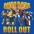 thumbnail image 2 of Boy's Transformers Autobots Ready to Roll Out Graphic Tee Royal Blue Large, 2 of 5