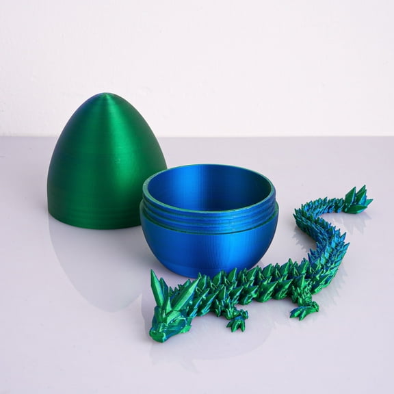 EP LIGHT 3D Print Dragon Egg Table Decorations Figure Gift for Kids