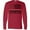 Red, variant on Inktastic Aplastic Anemia Awareness Red and White Ribbons and Flag Long Sleeve T-Shirt