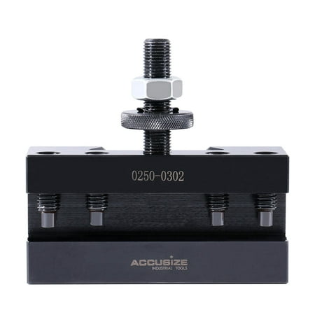 

Accusize Style Cxa Boring Turning and Facing Quick Change Tool Post Holder for 3/4 Tools Style No 2 0250-0302x2