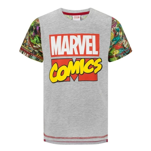 Marvel T-Shirt Imprimé pour Garçons Comics