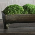 thumbnail image 3 of Uttermost Canal Aluminum and Foam Small Centerpiece in Bronze/Green, 3 of 3
