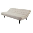 thumbnail image 3 of Modern Contemporary Urban Design Living Room Lounge Club Lobby Tufted Sofa Bed, Fabric, Beige, 3 of 6