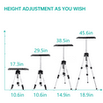 thumbnail image 3 of VANKYO WT50 Aluminum Tripod Projector Stand, Adjustable and Portable, 3 of 8