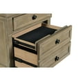 thumbnail image 5 of New Classic Furniture Allegra 3-Drawer Wood Nightstand in Pewter, 5 of 9