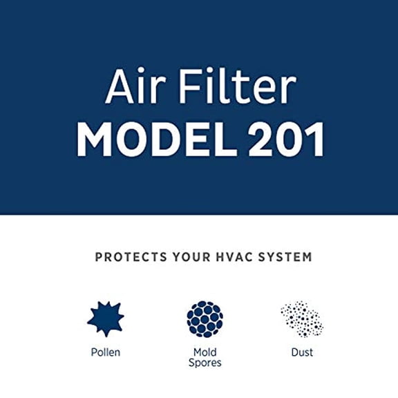 Aprilaire 201 Replacement Filter for Aprilaire Whole House Air Purifier Models: 2200, 2250, Space Gard 2200, MERV 10 (Pack of 2)