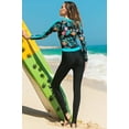 thumbnail image 6 of Charmo Women Half-Zipper Floral One Piece Surfing Wetsuit with Bra, 6 of 6