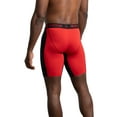 thumbnail image 4 of Fruit of the Loom Men's Breathable Ultra Flex Long Leg Boxer Briefs, 3-Pack, 4 of 12
