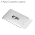 thumbnail image 3 of Uxcell Protector NFC Holder RFID Blocking Credit Card Sleeves Silver 30Pack, 3 of 5