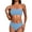 Blue, variant on Bikini Sets for Women String Bikini Sets for Women Bikini for Teens Women Cute String Triangle Bikini Sets Swimsuits Ties Halter Bathing Suit Spaghetti Strap Tankini Swimsuits