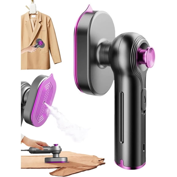 Portable Steam Iron, Handheld Garment Ironing Machine, Mini Ironing Machine Home Travel Iron for Clothes, Curtains, Tablecloths, Bedding, Upholstery(wwx)