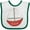 White and Green, variant on Inktastic Red Sailboat Boys or Girls Baby Bib
