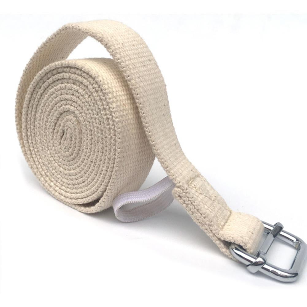 D-Ring Stretch Belt Strap Training Belt Waist Leg Fitness Exercise Bands 