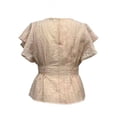 thumbnail image 4 of GEORGE G BLUSA CR MC CORRUGADA SMOCK CINTURA, 4 of 4