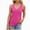Hot Pink, variant on XMMSWDLA Womens Tank Tops Summer Casual Crew Neck Sleeveless Top Loose Fit Basic Tunic Shirts Hot Pink Tank Tops Women