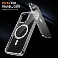 thumbnail image 2 of Decase Magnetic Case for iPhone 16 Pro Max,Compatible with Mag-safe,Military-Grade Protection,Slim Stylish Non-Yellowing Shockproof Case for iPhone 16 Pro Max,Clear Anti-Scratch Back Cover,Clear, 2 of 8