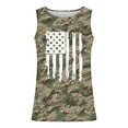 thumbnail image 5 of GERsome Men's American Flag Tank Tops 4th of July Sleeveless Crew Neck Patriotic T Shirts Summer Loose Fit Gym Workout Muscle Tee S-4XL, 5 of 5