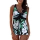 thumbnail image 4 of Conjunto de tankini con tiras en la espalda con estampado conservador para mujer Trajes de baño de dos piezas Traje de baño OAVQHLG3B Store lin121212, 4 of 4
