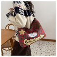 thumbnail image 3 of HelloKitty-Bolso de lona Retro americano para mujer, bandolera de hombro con dibujos animados, gran capacidad, novedad de 2025, 3 of 5