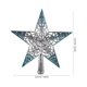 thumbnail image 3 of Adorno navideño colgante de estrella brillante con forma de árbol de Navidad hueco (azul plateado), 3 of 7