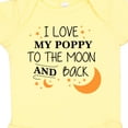 thumbnail image 4 of Inktastic I Love My Poppy to the Moon and Back Boys or Girls Baby Bodysuit, 4 of 5