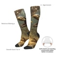 thumbnail image 4 of Honeii Dinosaur Bald Eagle Print Long Socks,Novelty Design Socks Gift for Men and Women,Crew Socks,Calf Socks, 4 of 6