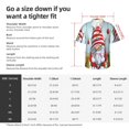 thumbnail image 6 of Lsque Funny Christmas Gnome pattern Hawaiian Shirt for Men, Unisex Summer Beach Casual Short Sleeve Button Down Shirts-Medium, 6 of 9