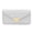 Silver, variant on Premium Metallic Glitter Envelope Flap Clutch Evening Bag Handbag