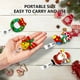 thumbnail image 2 of 10 Pieces Felt Nurse Badge Reel Retractable Cute Badge Holder with Alligator Clip Santa Claus Tree (Cute Style), 2 of 5