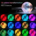 thumbnail image 2 of Lámpara de luna 3D LED de noche táctil, 16 colores, 15 cm de diámetro, recargable por USB, ideal para dormitorio, sala de estar, regalo de cumpleaños y Navidad [Clase energética A++], 2 of 5