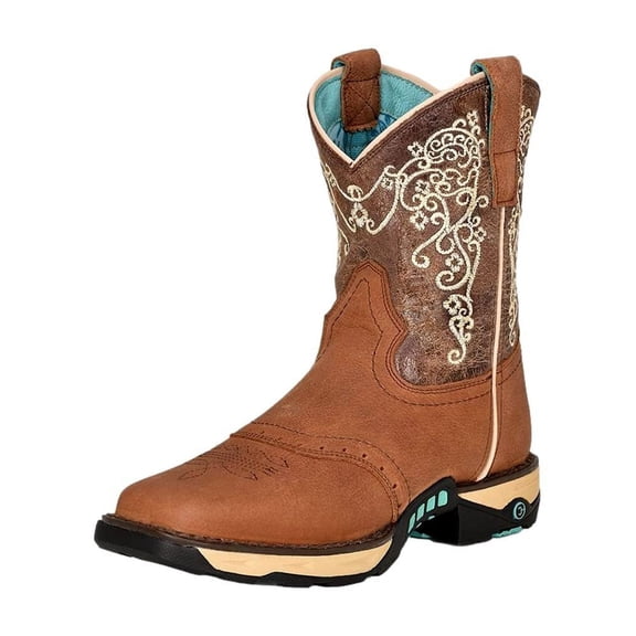 Corral Western Boots Womens Cactus Embroidery 8 M Chocolate W5005