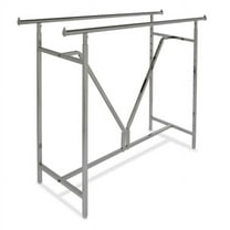 Econoco K41 Heavy Duty Double Bar Rack With V-Brace
