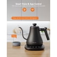thumbnail image 3 of Govee Smart Electric Kettle, WiFi Variable Temperature Gooseneck Pour Over Kettle and Tea Kettle, Alexa Control, 1200W Quick Heating, 100% Stainless, 3 of 9