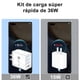 thumbnail image 3 of DAQI Cargador de Carga Rápida 36W 4 en 1，36W 4 Puertos de Carga Rápida PD Cargadores de Pared con QC, 3 of 7
