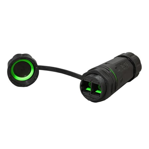 Optical Fiber Adapter Quick Connect LC to LC Fiber Optical Cable Extender Feature High Strength