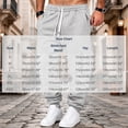 thumbnail image 3 of COSFO Work Cargo Pants for Men Stretch Pockets Sweatpants Relaxed Fit Drawstring Jogger Solid Pants for Men, 3 of 8