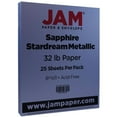 thumbnail image 2 of JAM Paper Metallic 32lb Paper, 8.5 x 11, Sapphire Stardream Metallic, 100 per Pack, 2 of 2
