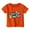 #0352-Orange, variant on Cowsor Kids Happy Easter Bunny Print Loose Crew Neck Short Sleeve Tee Soft Breathable Cotton Casual Easter Top for Tween Boys Girls 1-14 Years