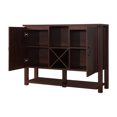 thumbnail image 2 of Furniture of America Seton Multi-Storage Dining Server, Vintage Walnut, 2 of 6