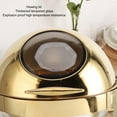 thumbnail image 3 of Ensemble de Plats Anti-Frottement Dorés pour Buffet en Acier Inoxydable 6 L, Chauffe-Alcool Rond, Réchaud de Traiteur pour Événement et Fête, 3 of 8