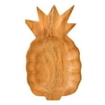 thumbnail image 3 of Cute Tropical Fruit Pineapple Carved Teak Wood Snack Plate, 3 of 4