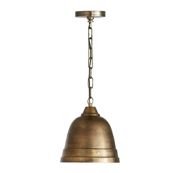 11 Inch 1 Light Pendant In Urban/Industrial Style 10 High By 11 Wide-Oxidized Brass Finish    -Traditional Installation Capital Lighting 335312Xb