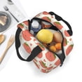 thumbnail image 4 of Lsque Hand Drawn Strawberry Pattern Lunch Bag Women/Men Insulated Lunch Box,Small Leakproof Cooler Food Lunch Containers Reusable High Capacity Lunch Tote Bags, 4 of 6