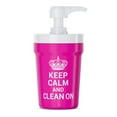 thumbnail image 2 of Pump Cup Portable Hand Sanitizer Dispenser for Car Cup Holders (Pink Solid), 2 of 4