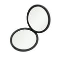 thumbnail image 4 of Unique Bargains 1 Pc Circular Folding Makeup Mirror for Vacation Travel Black Plastic Glass, 4 of 5